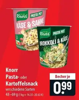 Famila Nord Ost Knorr Pasta- oder Kartoffelsnack Angebot