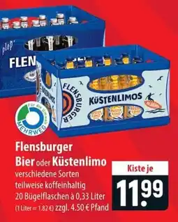 Famila Nord Ost Flensburger Bier oder Küstenlimo Angebot