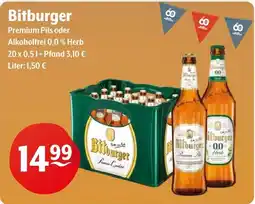 Getränke Hoffmann Bitburger Premium Pils oder Alkoholfrei 0,0 % Herb Angebot