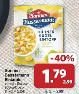 Famila Nord West Sonnen Bassermann Eintöpfe Angebot