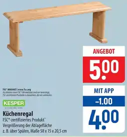 Famila Nord Ost KESPER Küchenregal Angebot
