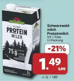 Famila Nord West Schwarzwaldmilch Proteinmilch Angebot