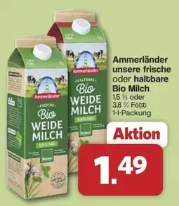 Famila Nord West Ammerländer Bio WEIDE MILCH Angebot