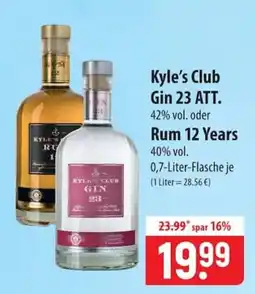 Famila Nord Ost Kyle's Club Gin 23 ATT. Angebot
