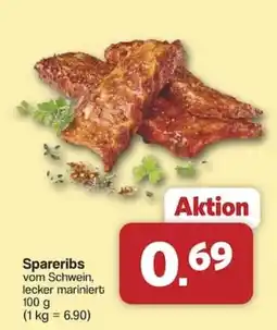 Famila Nord West Spareribs vom Schwein Angebot