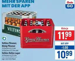 Famila Nord Ost Veltins Pilsener, König Pilsener Angebot