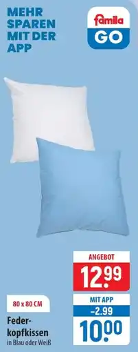 Famila Nord Ost Federkopfkissen Angebot