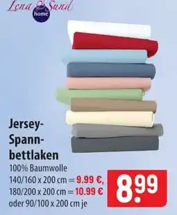 Famila Nord Ost Lena & Sund home Jersey-Spannbetttuch Angebot