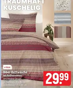 Famila Nord Ost Biber-Bettwäsche Angebot