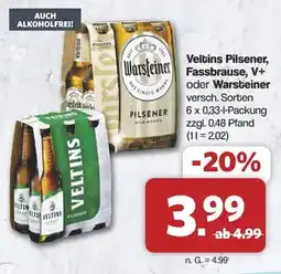 Famila Nord West Veltins Pilsener, Fassbrause, V+ oder Warsteiner Angebot