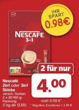 Famila Nord West Nescafé 2in1 oder 3in1 Sticks Angebot