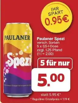 Famila Nord West Paulaner Spezi Angebot