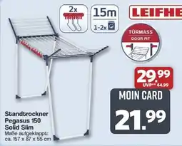 Famila Nord West LEIFHE Standtrockner Pegasus 150 Solid Slim Angebot