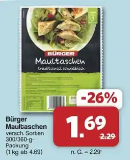 Famila Nord West Bürger Maultaschen Angebot