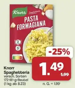 Famila Nord West Knorr Spaghetteria Angebot