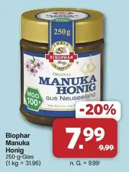 Famila Nord West Biophar Manuka Honig Angebot