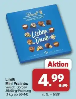 Famila Nord West Lindt Mini Pralinés Angebot