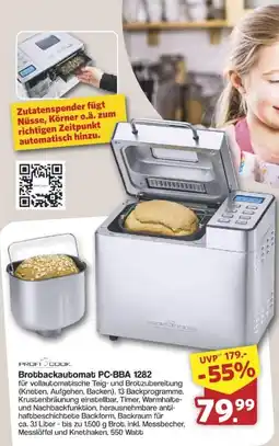 Famila Nord West PROFI-COOK Brotbackautomat PC-BBA 1282 Angebot
