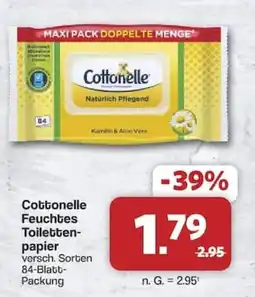 Famila Nord West Cottonelle Feuchtes Toilettenpapier Angebot
