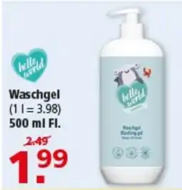 Multi Markt hello world Waschgel Angebot