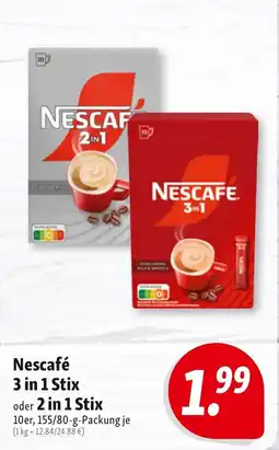 Nah & Frisch Nescafé 3 in 1 Stix Angebot