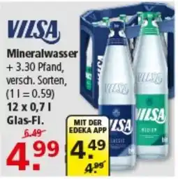 Multi Markt VILSA Mineralwasser Angebot