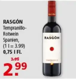 Multi Markt RASGÓN Tempranillo-Rotwein Angebot