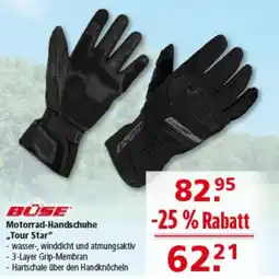 Multi Markt BÜSE Motorrad-Handschuhe "Tour Star" Angebot
