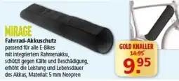 Multi Markt MIRAGE Fahrrad-Akkuschutz Angebot