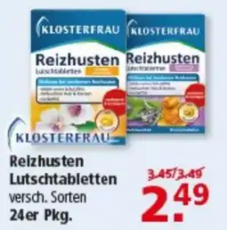 Multi Markt KLOSTERFRAU Reizhusten Lutschtabletten Angebot