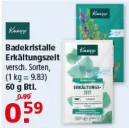 Multi Markt Kneipp Badekristalle Erkältungszeit Angebot