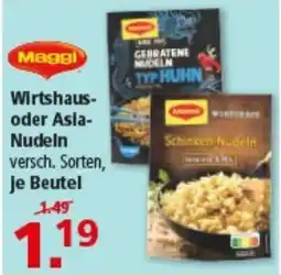 Multi Markt Maggi Wirtshaus- oder Asia-Nudeln Angebot