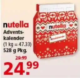 Multi Markt nutella Adventskalender Angebot