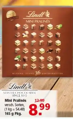 Multi Markt Lindt Mini Pralinés Angebot