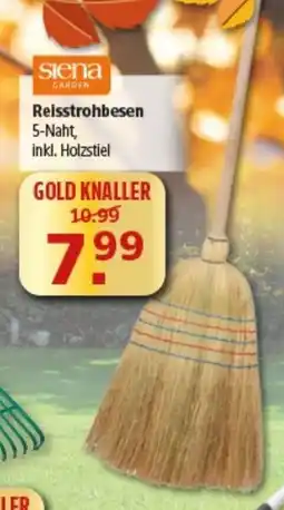 Multi Markt siena GARDEN Reisstrohbesen Angebot