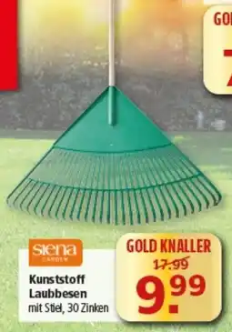 Multi Markt Siena Garden Kunststoff Laubbesen Angebot