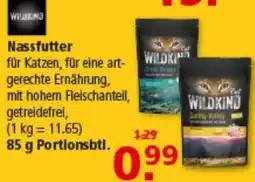 Multi Markt Nassfutter für Katzen WILDKIND Angebot