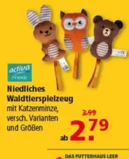 Multi Markt activa Friends Niedliches Waldtierspielzeug Angebot