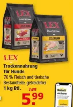 Multi Markt LEX Trockennahrung für Hunde Angebot