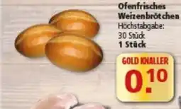 Multi Markt Ofenfrisches Weizenbrötchen Angebot