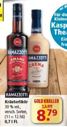 Multi Markt RAMAZZOTTI Kräuterlikör Angebot
