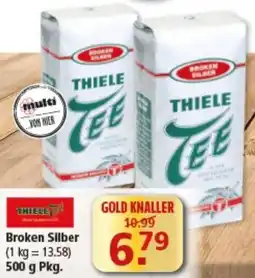 Multi Markt Thiele Tee Broken Silber Angebot