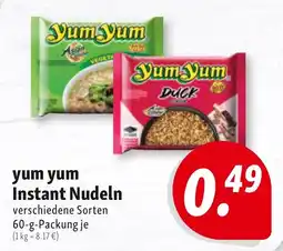 Nah & Frisch yum yum Instant Nudeln Angebot