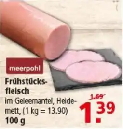 Multi Markt meerpo hl Frühstücks-fleisch im Geleemantel, Heide-mett Angebot