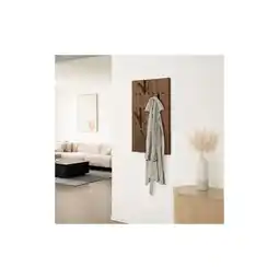 Netto Marken-Discount HOME DELUXE Garderobenpaneel QUEST - 55 x 105 cm Nussbraun Angebot