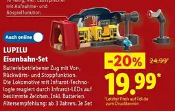 Lidl LUPILU Eisenbahn-Set Angebot