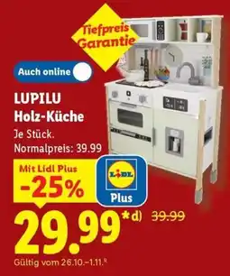 Lidl LUPILU Holz-Küche Angebot
