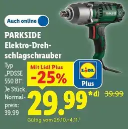 Lidl PARKSIDE Elektro-Dreh-schlagschrauber Angebot