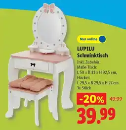 Lidl LUPILU Schminktisch Angebot