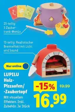 Lidl LUPILU Holz-Pizzaofen/-Zaubertopf Angebot